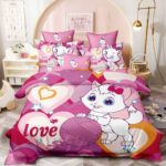 Lenjerie de pat bumbac finet Premium – gama 5D – 6 piese, Model 17602 - imagine 2