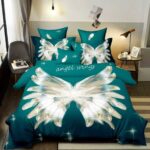 Lenjerie de pat bumbac finet Premium – gama 5D – 6 piese, Model 17613 - imagine 2