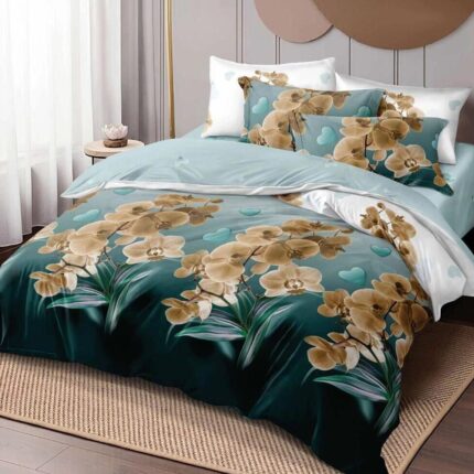 Lenjerie de pat bumbac finet Premium Pucioasa – 6 piese, Model 16410