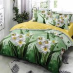 Lenjerie de pat bumbac finet Premium Pucioasa – 6 piese, Model 16424