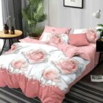 Lenjerie de pat bumbac finet Premium Pucioasa – 6 piese, Model 18099