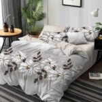 Lenjerie de pat bumbac finet Premium Pucioasa – 6 piese, Model 18359