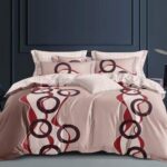Lenjerie de pat bumbac finet Premium Pucioasa – 6 piese, Model 18384
