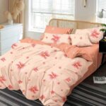 Lenjerie de pat bumbac finet Premium Pucioasa – 6 piese, Model 18392