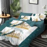 Lenjerie de pat bumbac finet Premium Pucioasa – 6 piese, Model 18416