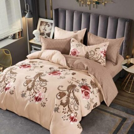 Lenjerie de pat bumbac finet Premium Pucioasa – 6 piese, Model 18418