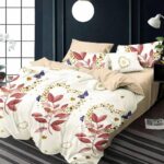 Lenjerie de pat bumbac finet Premium Pucioasa – 6 piese, Model 18454