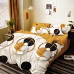 Lenjerie de pat bumbac finet Premium Pucioasa – 6 piese, Model 18455