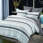 Lenjerie de pat bumbac finet Premium Pucioasa – 6 piese, Model 18499
