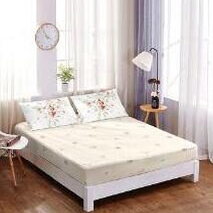 Lenjerie de pat bumbac finet Premium Pucioasa – cu elastic – 6 piese, Model 18502
