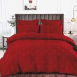 Lenjerie de pat bumbac finet satinat – 6 piese, Model 10927