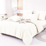 Lenjerie de pat bumbac finet uni – 6 piese, Model 12013 - imagine 2