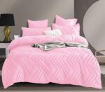 Lenjerie de pat bumbac PREMIUM Velvet Jacquard GROFAT – 6 piese, Model 16214 - imagine 2