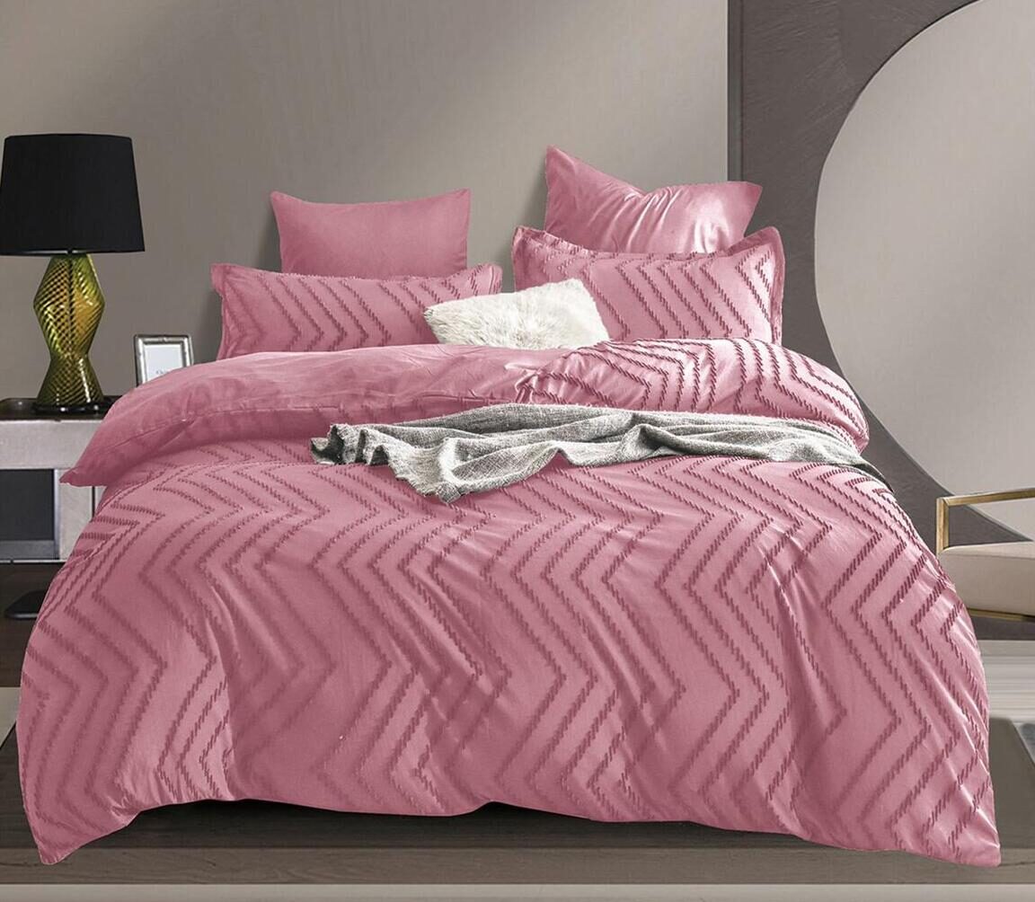 Lenjerie de pat bumbac PREMIUM Velvet Jacquard GROFAT – 6 piese, Model 16216 - imagine 2 Lenjerie de pat bumbac PREMIUM Velvet Jacquard GROFAT – 6 piese, Model 16216 - imagine 2