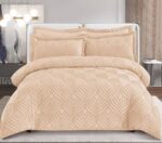 Lenjerie de pat bumbac PREMIUM Velvet Jacquard GROFAT – 6 piese, Model 16219 - imagine 2