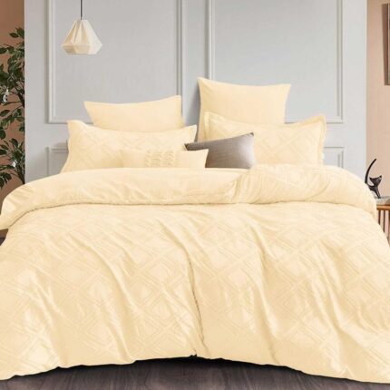 Lenjerie de pat bumbac PREMIUM Velvet Jacquard GROFAT – 6 piese, Model 16220 - imagine 2
