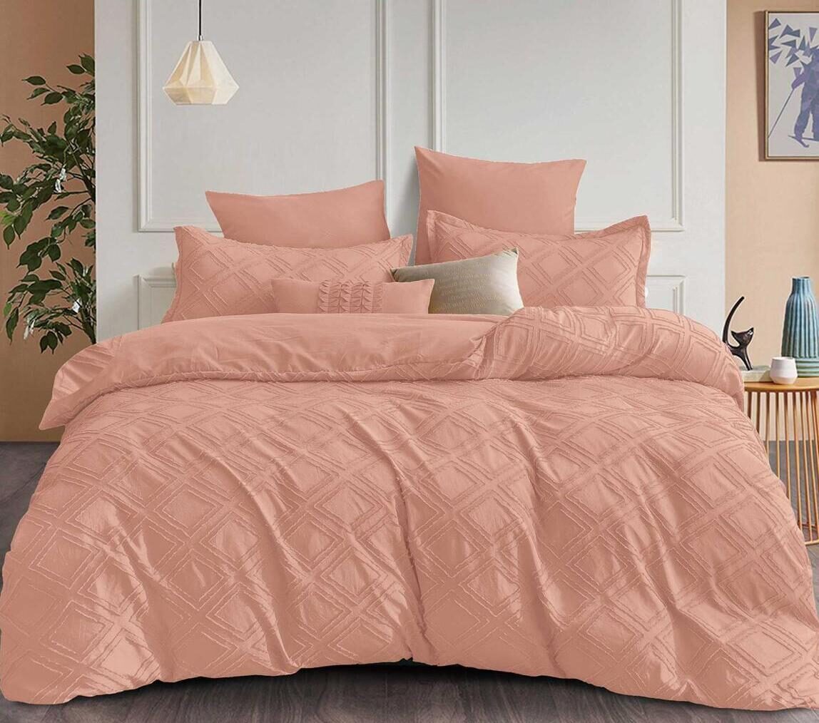 Lenjerie de pat bumbac PREMIUM Velvet Jacquard GROFAT – 6 piese, Model 16221 - imagine 2 Lenjerie de pat bumbac PREMIUM Velvet Jacquard GROFAT – 6 piese, Model 16221 - imagine 2