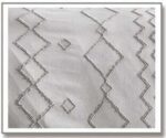 Lenjerie de pat bumbac PREMIUM Velvet Jacquard GROFAT – 6 piese, Model 16222