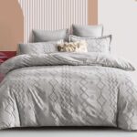 Lenjerie de pat bumbac PREMIUM Velvet Jacquard GROFAT – 6 piese, Model 16222 - imagine 2