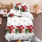 Lenjerie de pat bumbac satinat 3D – 1 persoana – 4 piese, Model 14329