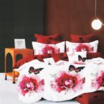 Lenjerie de pat bumbac satinat – 4 piese, Model 13376