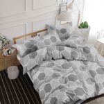 Lenjerie de pat bumbac satinat – 4 piese, Model 15235