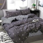 Lenjerie de pat bumbac satinat – 4 piese, Model 16373 - imagine 2
