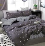 Lenjerie de pat bumbac satinat – 4 piese, Model 16373 - imagine 2