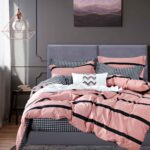 Lenjerie de pat bumbac satinat – 4 piese, Model 16632 - imagine 2