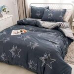 Lenjerie de pat bumbac satinat – 4 piese, Model 16643 - imagine 2