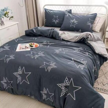 Lenjerie de pat bumbac satinat – 4 piese, Model 16643 - imagine 2