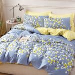 Lenjerie de pat bumbac satinat – 4 piese, Model 17560 - imagine 2