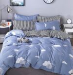 Lenjerie de pat bumbac satinat – 4 piese, Model 17562 - imagine 2
