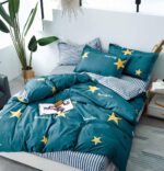 Lenjerie de pat bumbac satinat – 4 piese, Model 18330 - imagine 2