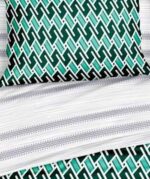 Lenjerie de pat bumbac satinat – 4 piese, Model 5377