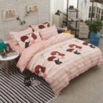 Lenjerie de pat bumbac satinat – 4 piese, Model 748