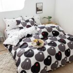 Lenjerie de pat bumbac satinat – 4 piese, Model 8725