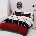 Lenjerie de pat bumbac satinat – 6 piese, Model 11825