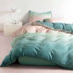 Lenjerie de pat bumbac satinat Deluxe cu elastic – 4 piese, Model 15019 - imagine 2