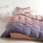 Lenjerie de pat bumbac satinat Deluxe cu elastic – 4 piese, Model 15022 - imagine 2