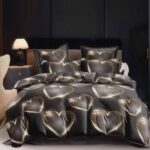 Lenjerie de pat bumbac satinat – gama Luxury – 4 piese, Model 16701