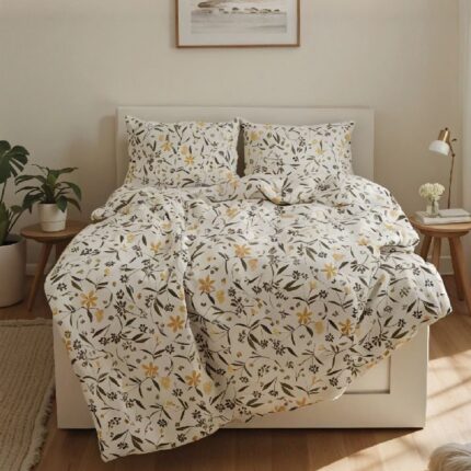 Lenjerie de pat bumbac satinat – gama Luxury – 4 piese, Model 16704