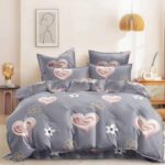 Lenjerie de pat bumbac satinat – gama Luxury – 4 piese, Model 16707