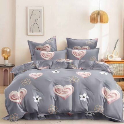 Lenjerie de pat bumbac satinat – gama Luxury – 4 piese, Model 16707