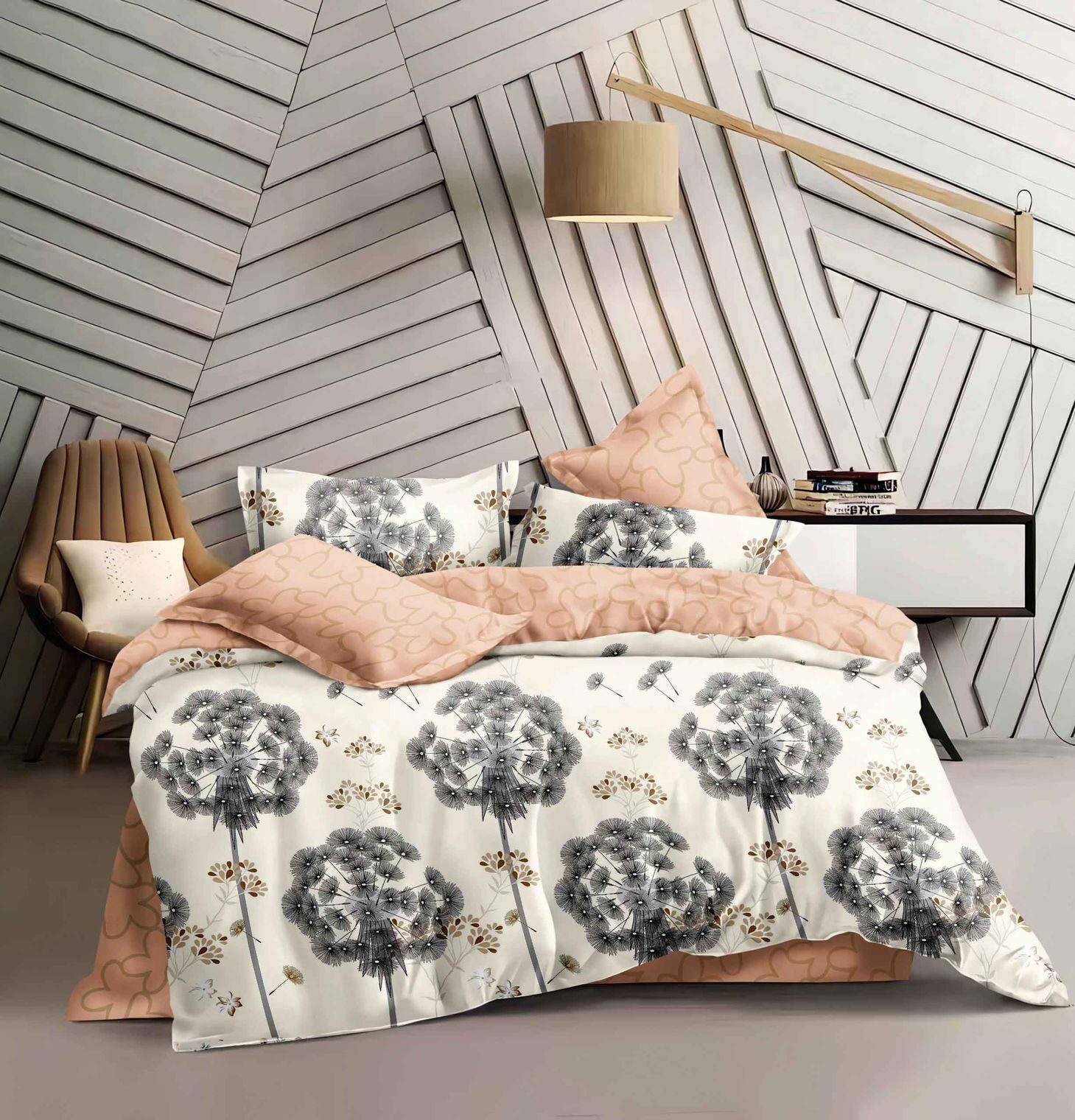 Lenjerie de pat bumbac satinat – gama Luxury – 4 piese, Model 16710 Lenjerie de pat bumbac satinat – gama Luxury – 4 piese, Model 16710