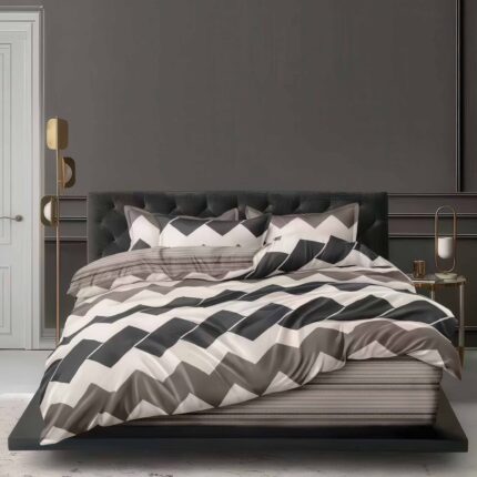 Lenjerie de pat bumbac satinat – gama Luxury – 4 piese, Model 16713