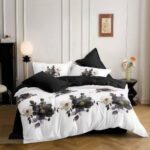 Lenjerie de pat bumbac satinat – gama Luxury – 4 piese, Model 16781