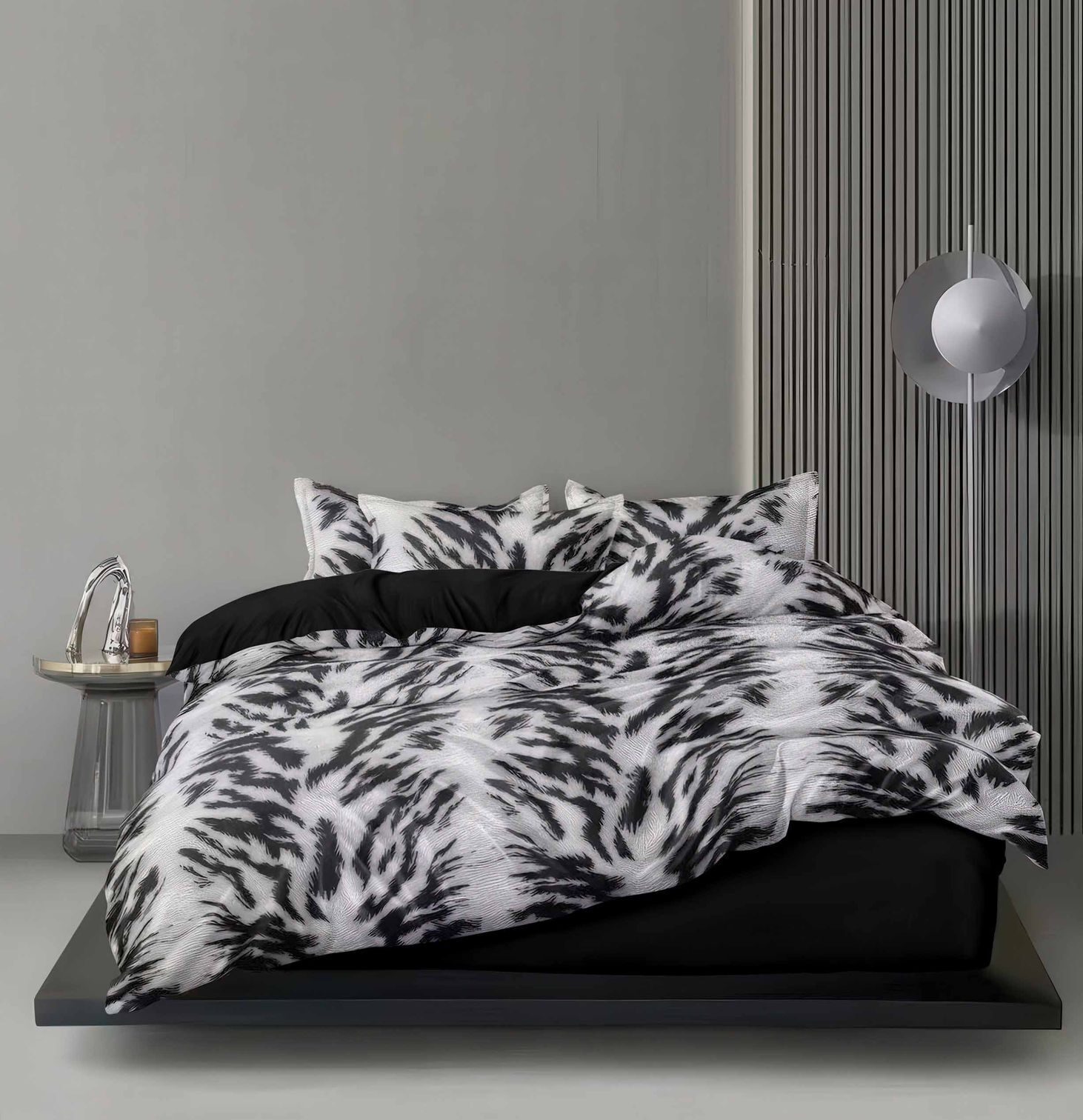 Lenjerie de pat bumbac satinat – gama Luxury – 4 piese, Model 18515 Lenjerie de pat bumbac satinat – gama Luxury – 4 piese, Model 18515