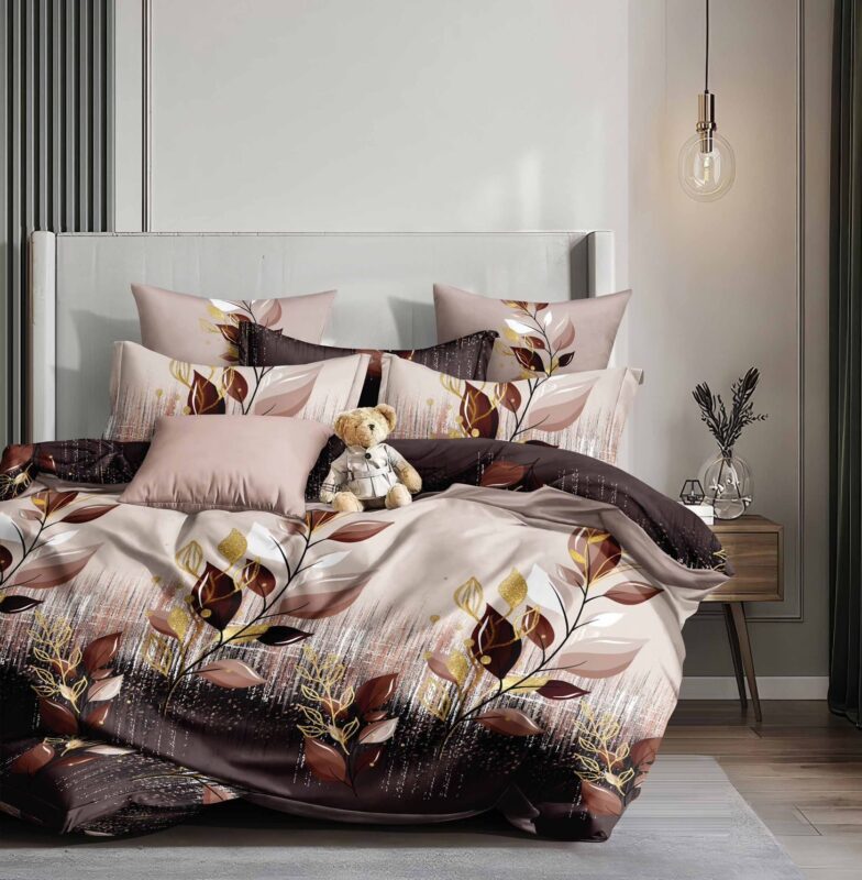 Lenjerie de pat bumbac satinat – gama Luxury – 4 piese, Model 18516