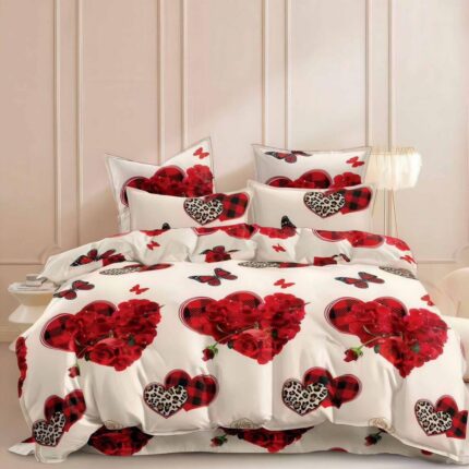 Lenjerie de pat bumbac satinat – gama Luxury – 4 piese, Model 18517
